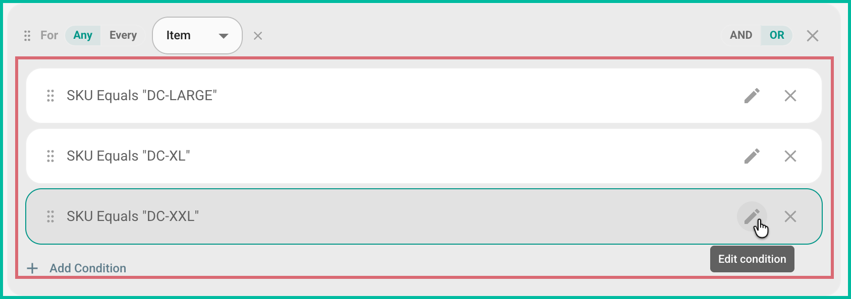 The three SKUs are shown as being updated.
