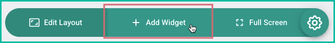 The add widget button is being clicked.