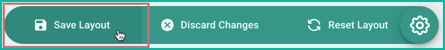 The save layout button is being clicked.